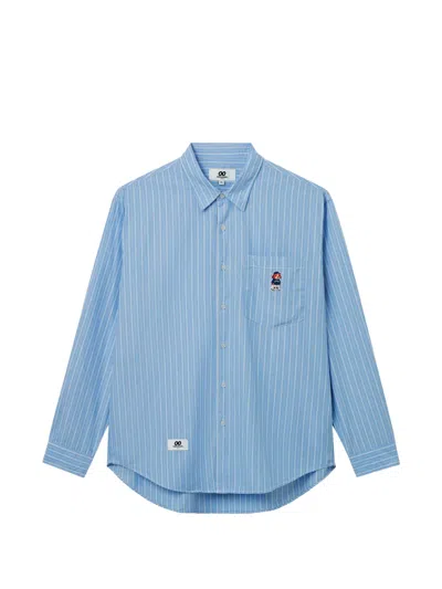 Chocoolate Hemd Mit Gestreifter Tasche In Blue