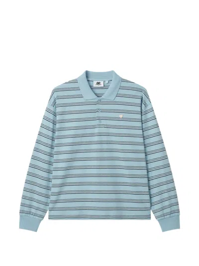 Chocoolate Gestreiftes Poloshirt In Blue