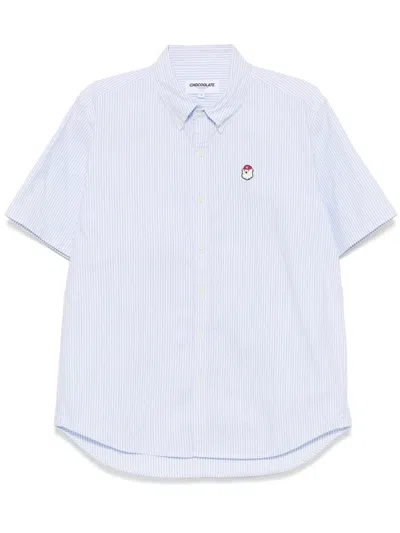 Chocoolate Striped Shirt In 蓝色