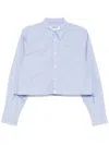 Chocoolate Striped Shirt In Blue