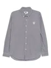 Chocoolate Striped Shirt In Gray