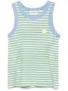 Chocoolate Striped Tank Top In Blue