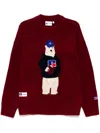 Chocoolate Graphic-print Jumper In Red