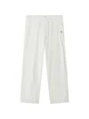 Chocoolate 로고 패치 팬츠 In White
