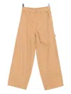 Chocoolate Wide-leg Trousers In Yellow