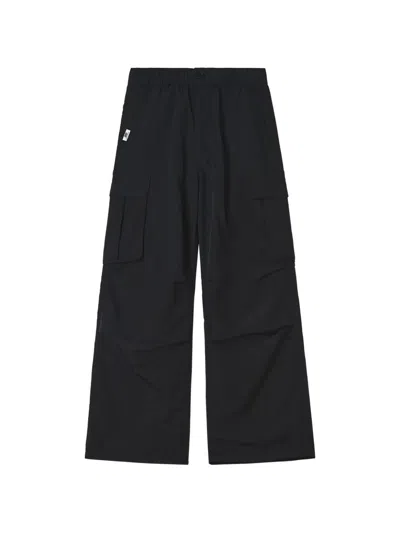Chocoolate Wide-leg Cargo Pants In Black