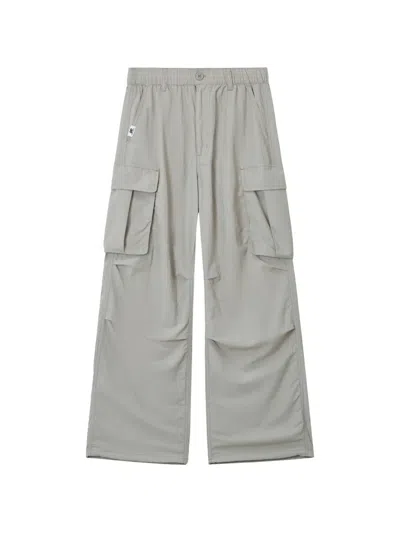 Chocoolate Wide-leg Cargo Pants In Gray