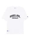 Chocoolate X Russel Athletic T-shirt In White