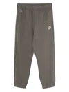 Chocoolate X Russell Athletic Bear-embossed Trousers In Gray