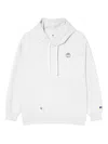 Chocoolate X Russell Athletic Bear-embroidered Hoodie In White