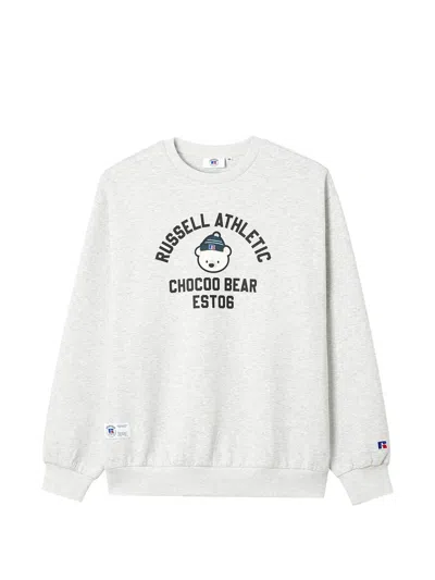 Chocoolate X Russell Athletic Graphic-print Sweater In Black