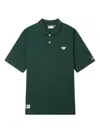 Chocoolate X Russell Athletic Logo-patch Polo Shirt In Green