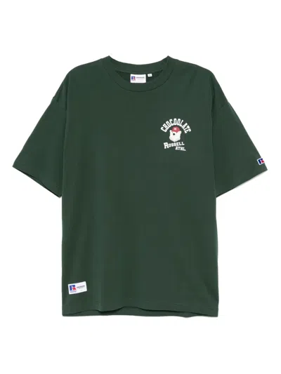 Chocoolate X Russell Athletic Logo-print T-shirt