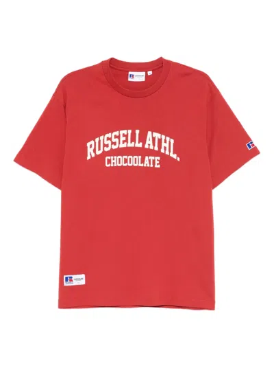 Chocoolate X Russell Athletic T-shirt In Red