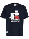 Chocoolate X Russell Athletric T-shirt In Blue