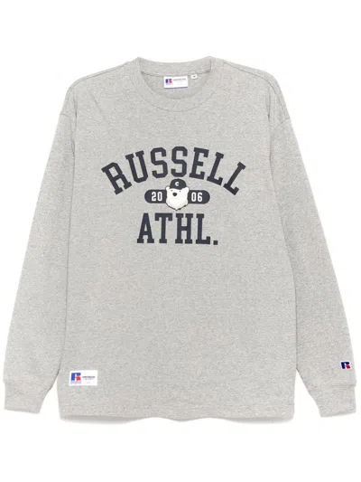 Chocoolate X Russell Athletric T-shirt In Grey