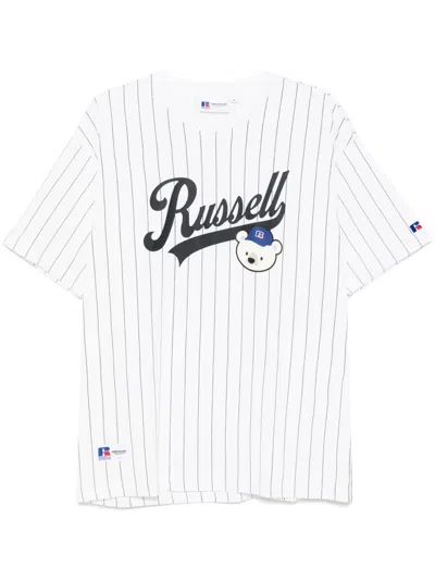 Chocoolate X Russell Athletric T-shirt In White