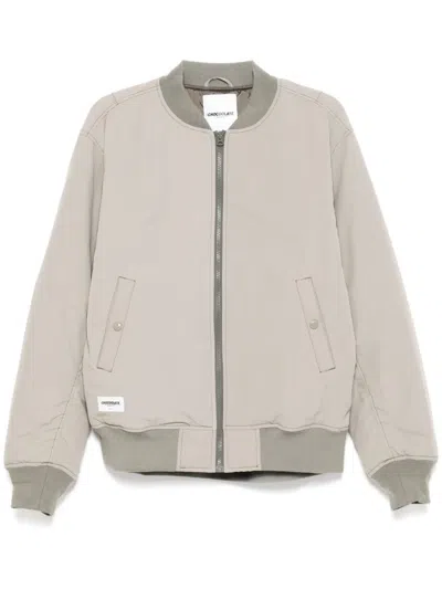 Chocoolate Bomberjacke Mit Reissverschluss In Grau
