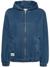 Chocoolate Zip-up Denim Jacket In Blue