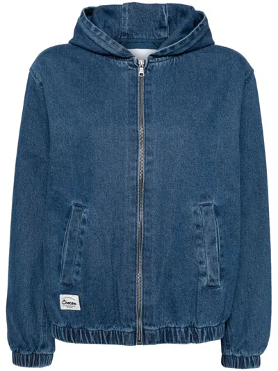 Chocoolate Zip-up Denim Jacket In Blue