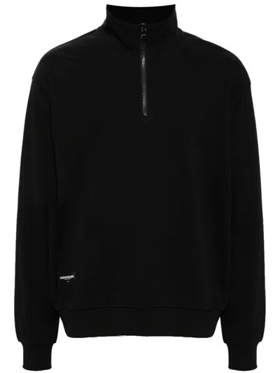 Chocoolate Zip Up Sweatshirt In Black