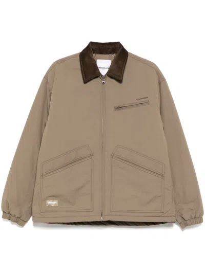 Chocoolate Zip-up Utility Jacket In Neutrals