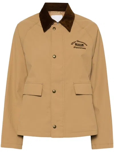 Chocoolate Zipped Jacket In Brown