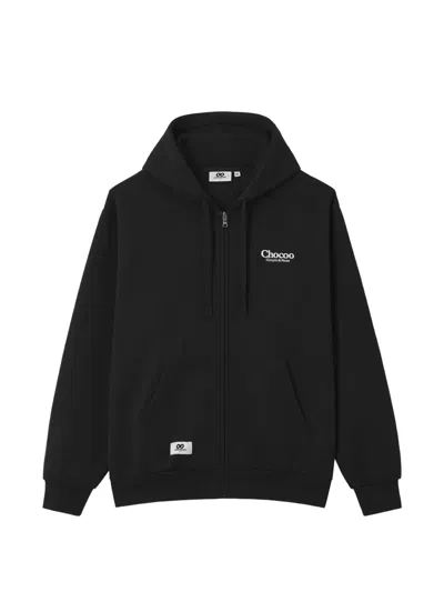 Chocoolate Zip-up Hoodie In Black
