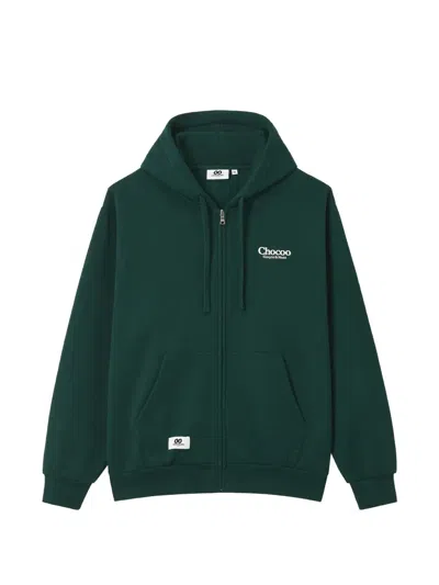 Chocoolate Zip-up Hoodie In Green
