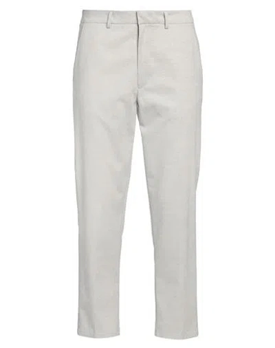 Choice Man Pants Grey Size 34 Cotton, Polyester, Viscose, Acrylic, Rubber