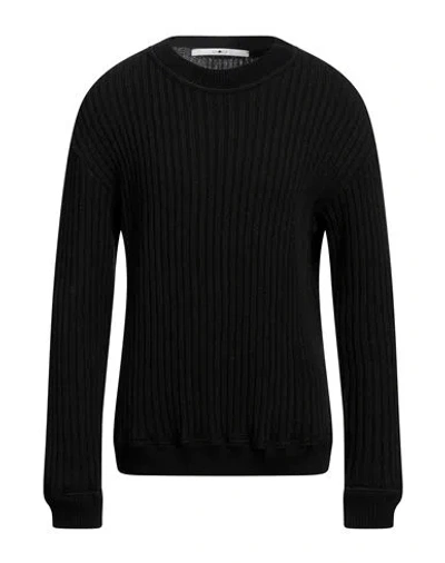 Choice Man Sweater Black Size Xl Wool, Polyester
