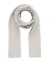 Choice Woman Scarf Light Grey Size - Polyester, Virgin Wool