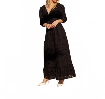 Choklate Paris Black Maxi Dress