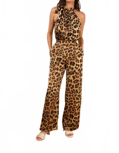 Choklate Paris Palazzo Pants In Leopard Print In Multi