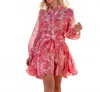 Choklate Paris Sonia Skater Mini Dress In Candy Pink In Pink