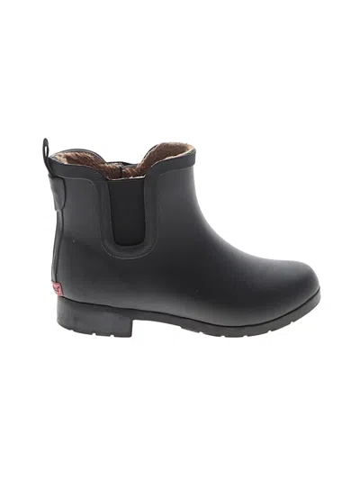 Pre-owned Chooka Ankle Boots In Black