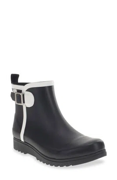 Chooka Atlas Buckle Lug Waterproof Rain Boot In Black