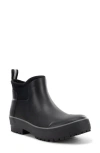 Chooka Everyday Ankle Rain Bootie In Black
