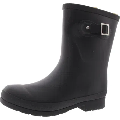 Chooka Mens Faux Fur Lined Manmade Rain Boots
