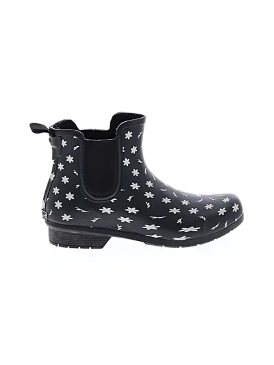 Pre-owned Chooka Rain Boots In Black