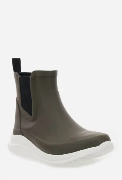 Chooka Women's Bellevue Chelsea Rainboot In Olive In Green