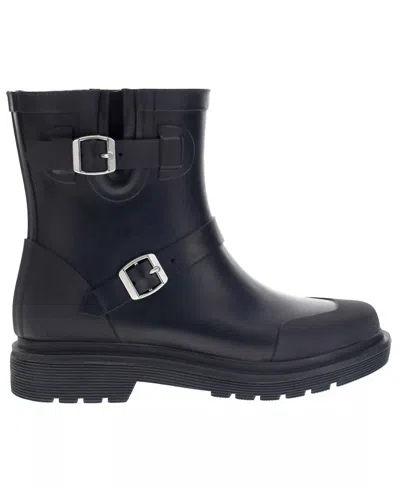Chooka Women's Waterproof Moto Mid Boot In Black