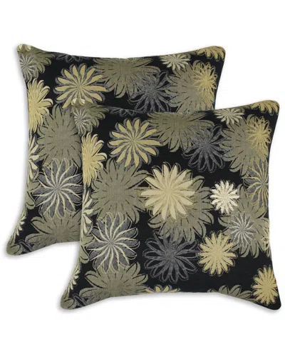 Chooty & Co. Petal Faster Granny Set Of 2 Decorative Pillows In Multi