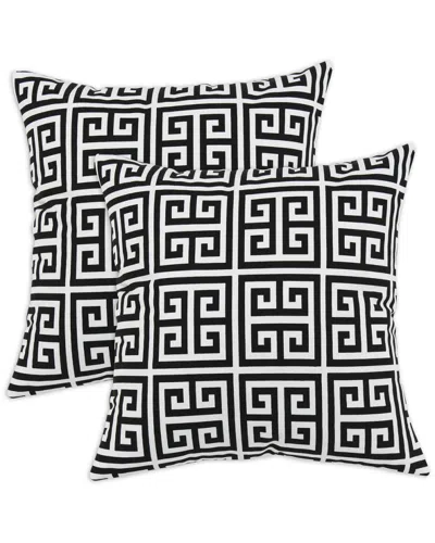 Chooty & Co. Towers Set Of 2 Decorative Pillows In Multi