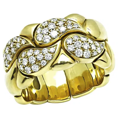 Pre-owned Chopard 1.00ct Diamond Gold Flexible Ring In Multi