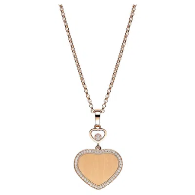 Pre-owned Chopard 18ct Gold Happy Hearts James Bond 007 Limited Edition Diamond Pendant In Multi