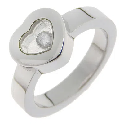 Pre-owned Chopard (18k) Band Ring () In Silver