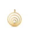 Chopard Happy Spirit 18k Yellow Gold Diamond Pendant Ch02-121624