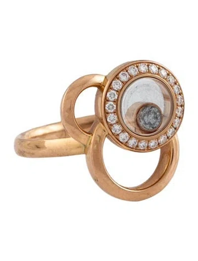 Pre-owned Chopard 18k Diamond Happy Dreams Ring In Multicolor