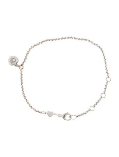 Pre-owned Chopard 18k Diamond Icon Charm Bracelet, 8" In Multi